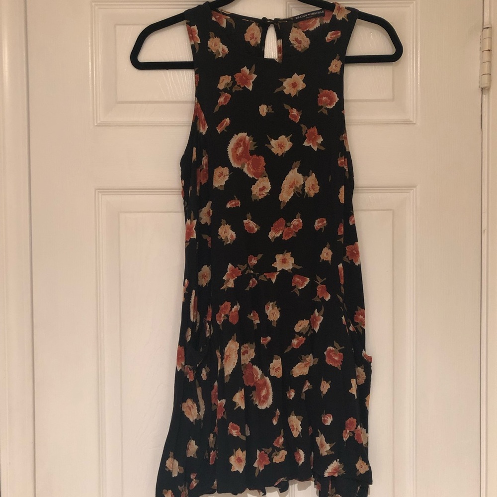 Brandy Melville Dress - Black Floral